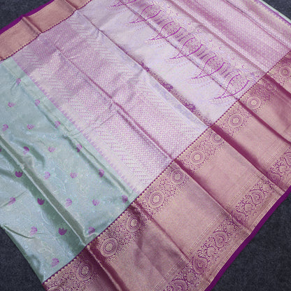 Kanchi pattu 2 gram gold mix pattu sarees