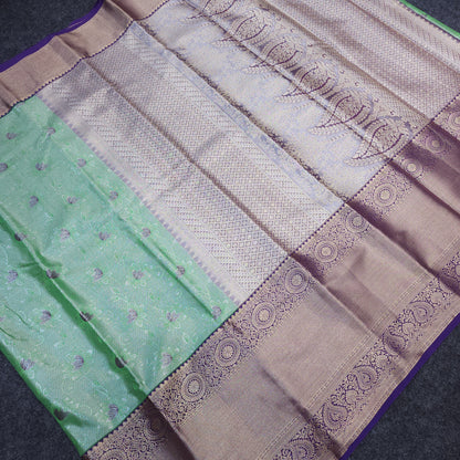 Kanchi pattu 2 gram gold mix pattu sarees