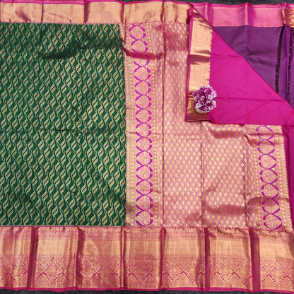 Semi Kanchi Pattu Bracade Resham sarees ♥️