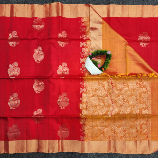 Kanchi Pattu Handloom Butta Saree