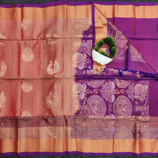 Kanchi Pattu Handloom Butta Saree