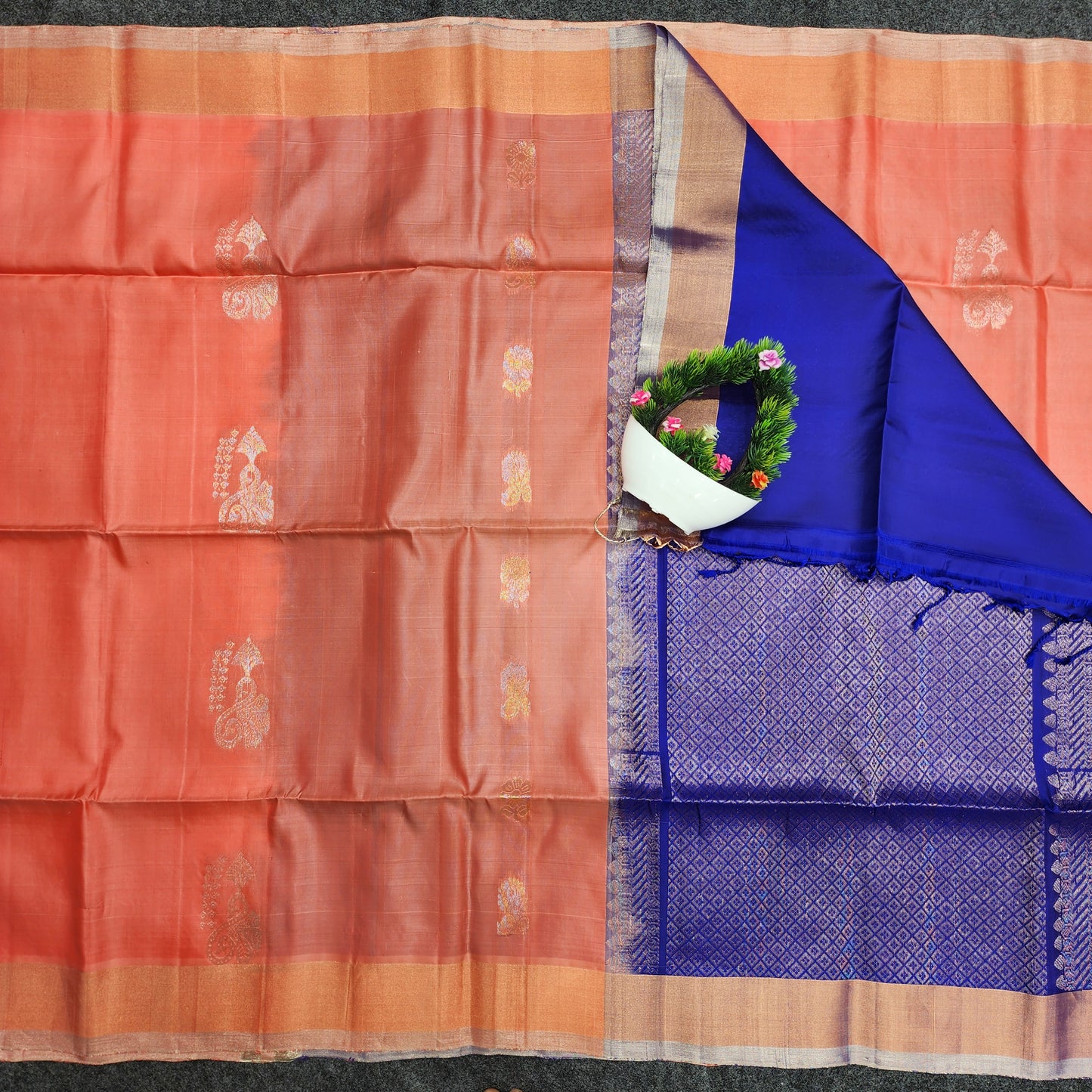 Kanchi Pattu Handloom Butta Saree