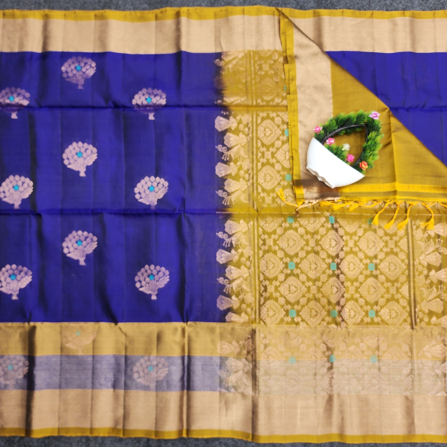 Kanchi Pattu Handloom Butta Saree