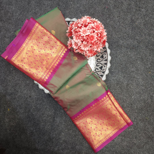 Venkatagiri Pattu mix Butta saree