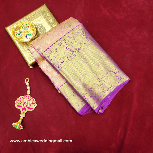 Pure Resham Bridal Kanchi Pattu Handloom Saree