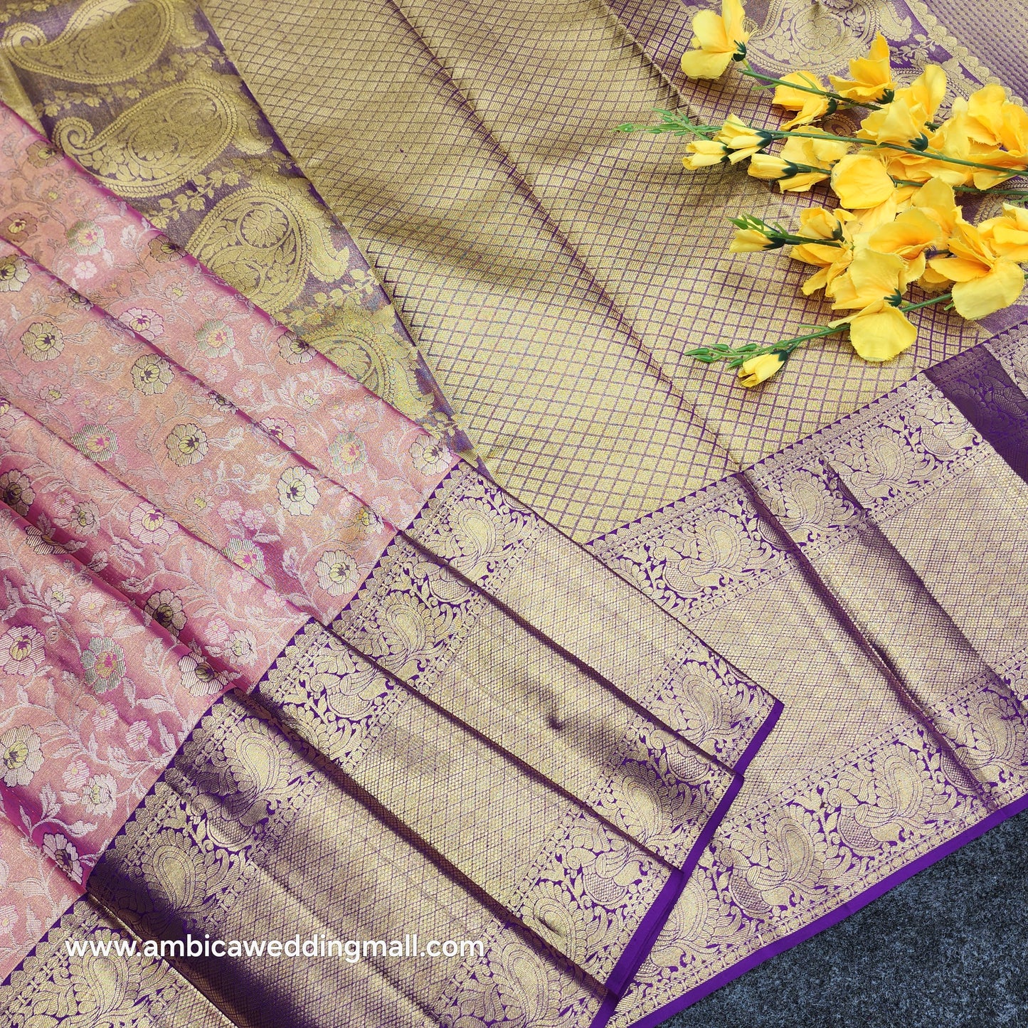 Pure Resham Bridal Kanchi Pattu Handloom Saree