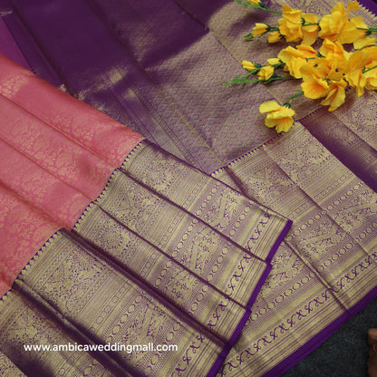 Pure Resham Bridal Kanchi Pattu Handloom Saree