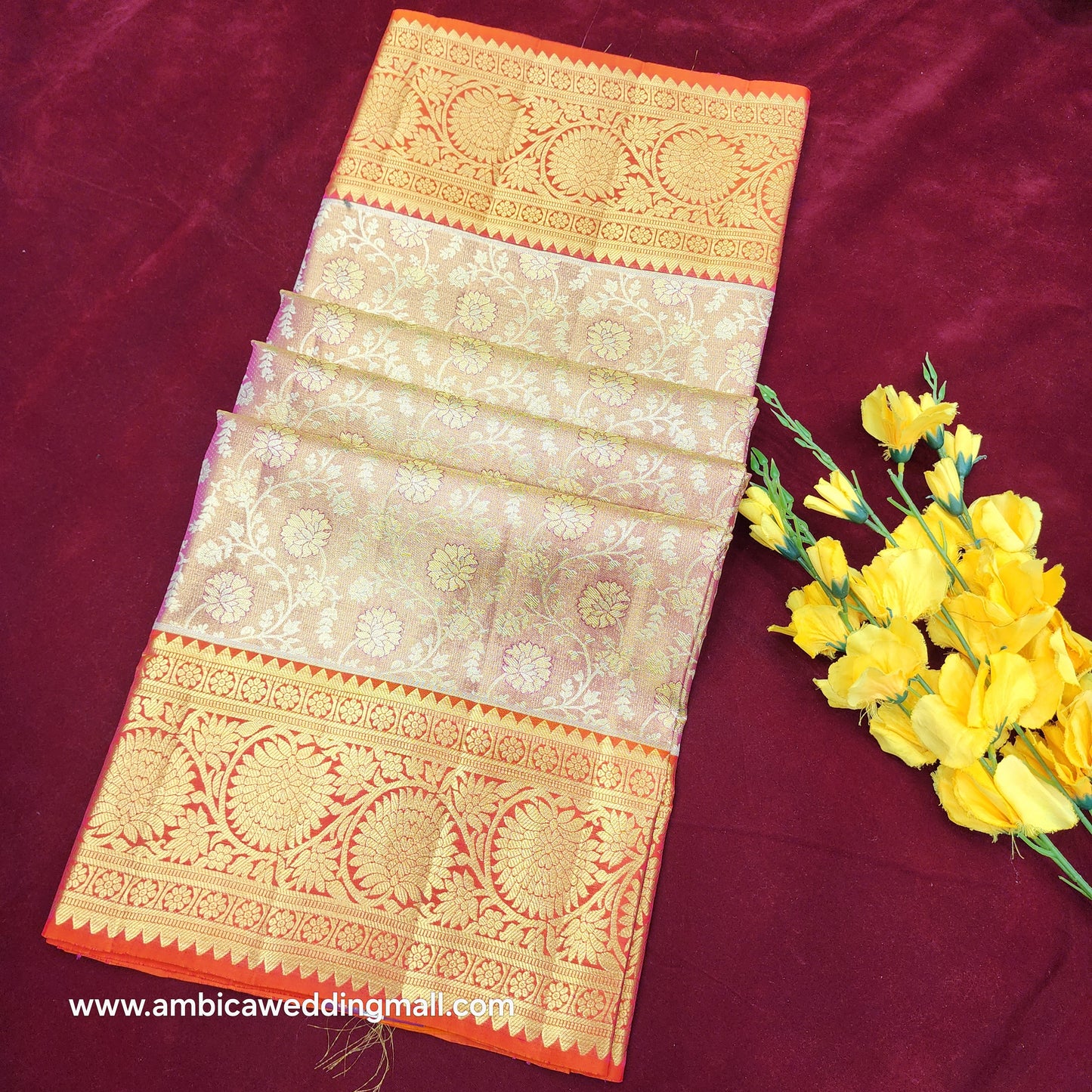 Kanchi Pattu Bridal Pure Zari Saree