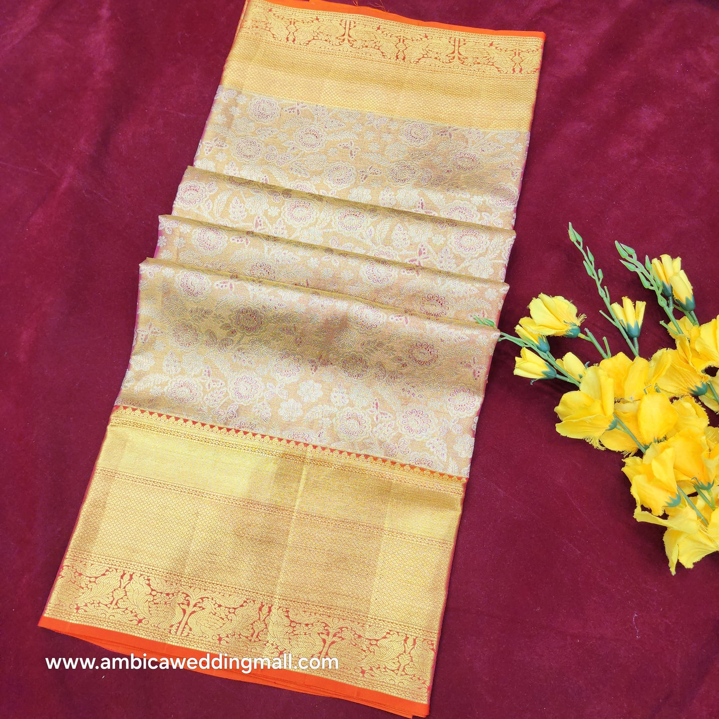 Kanchi Pattu Bridal Pure Zari Saree