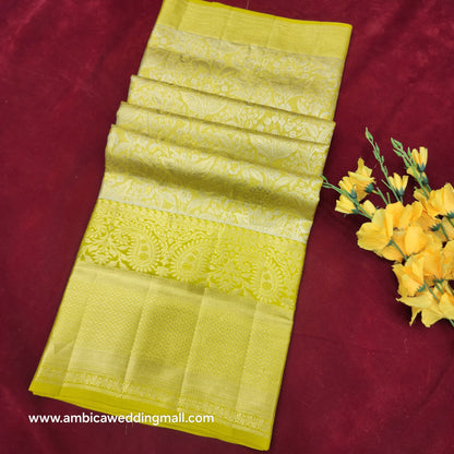 Kanchi Pattu Bridal Pure Zari Saree