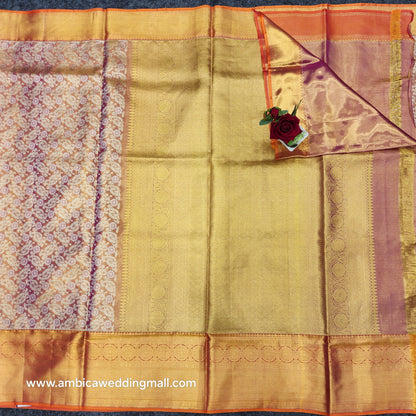 Kanchi Pattu Bridal Pure Zari Saree