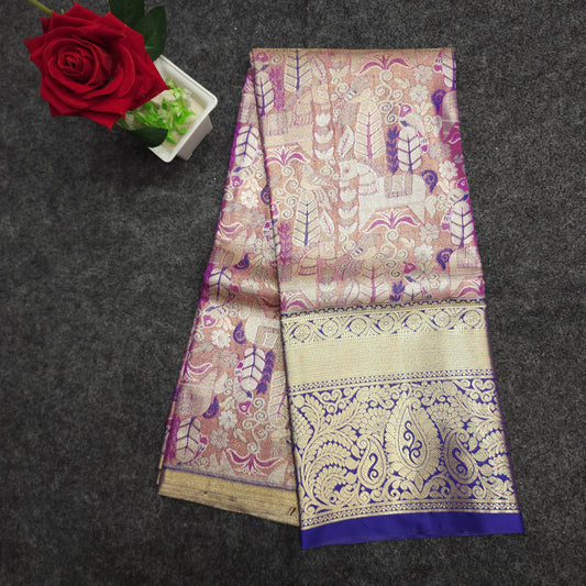 Buy Stunning Kanchi pattu mix Lehenga [5 To 8 Years]