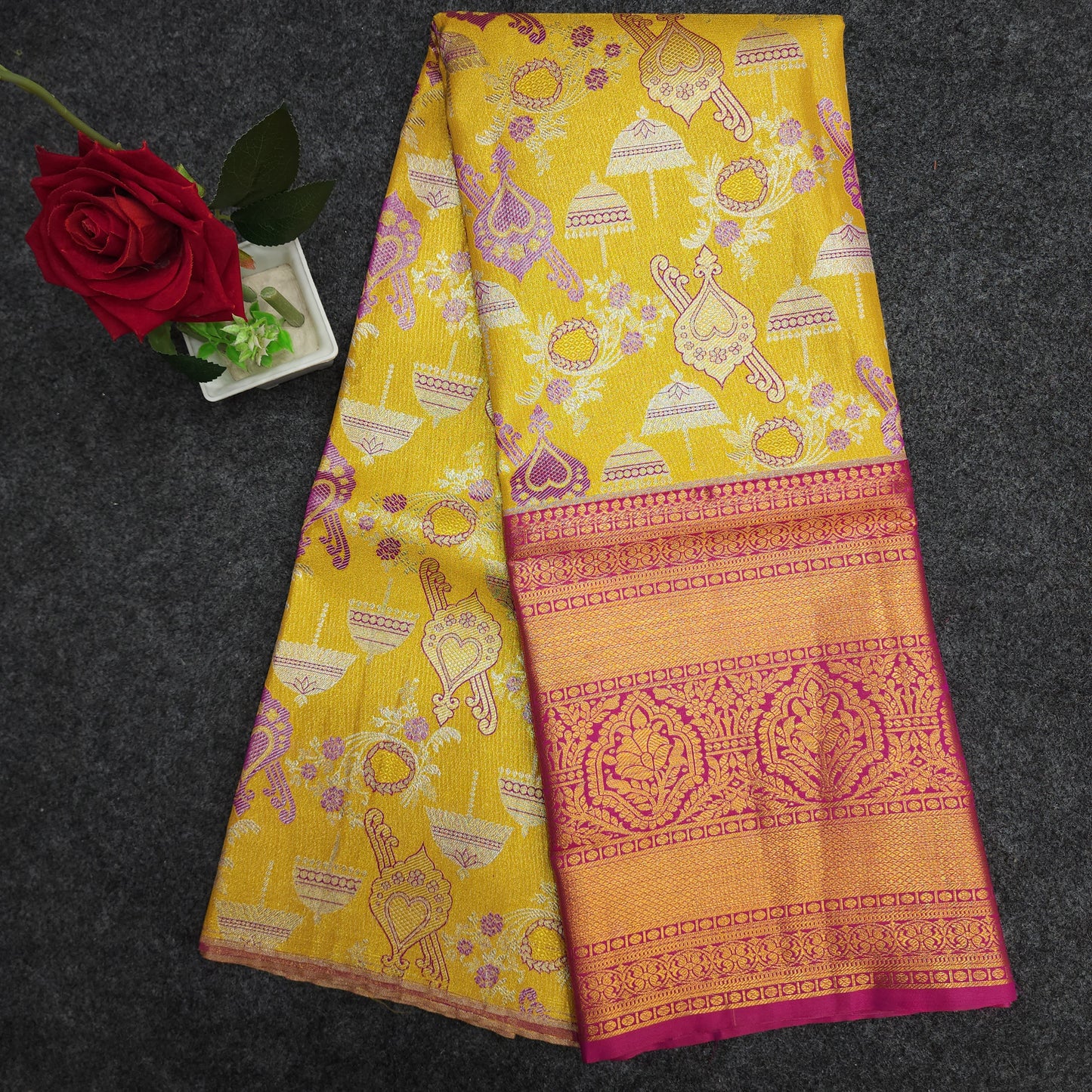 Buy Stunning Kanchi pattu mix Lehenga [Free Size]