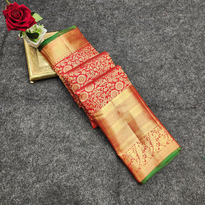 Pure Resham Bridal Kanchi Pattu Handloom Saree