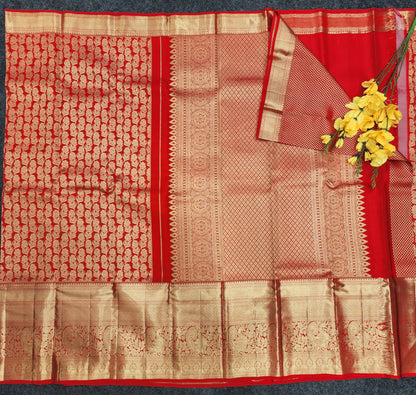 Pure Resham Bridal Kanchi Pattu Handloom Saree