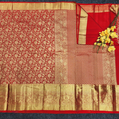 Pure Resham Bridal Kanchi Pattu Handloom Saree