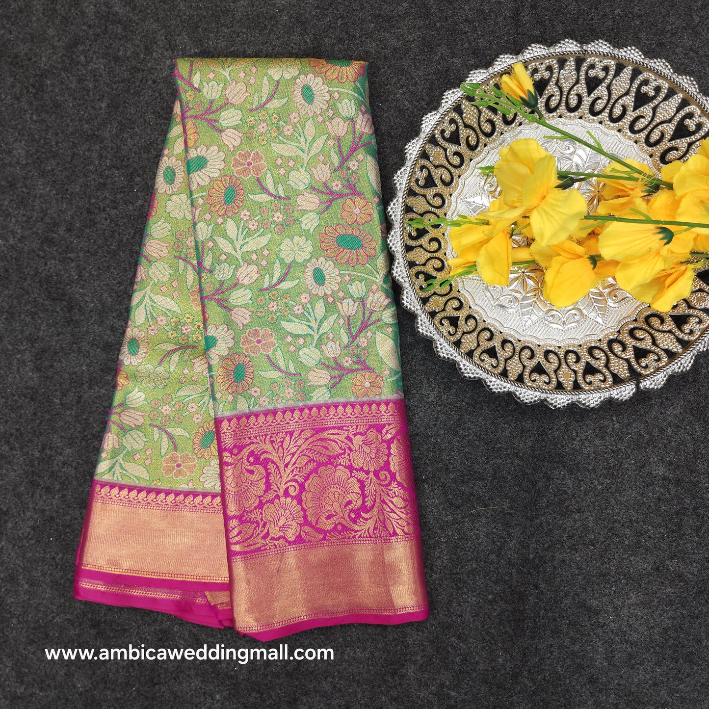 2 Gram gold zari semi kanchi pattu sarees ✨️