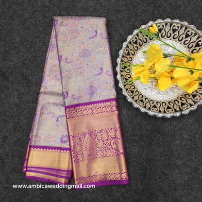 2 Gram gold zari semi kanchi pattu sarees ✨️