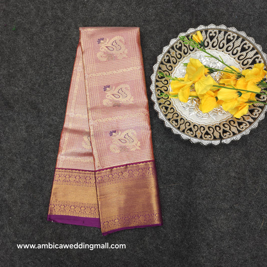 2 Gram gold zari semi kanchi pattu sarees ✨️