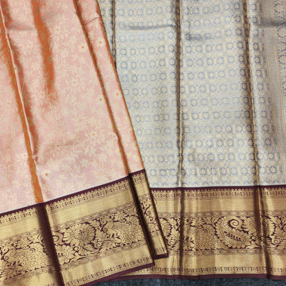 2 Gram gold zari semi kanchi pattu sarees ✨️