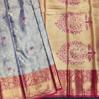 2 Gram gold zari semi kanchi pattu sarees ✨️