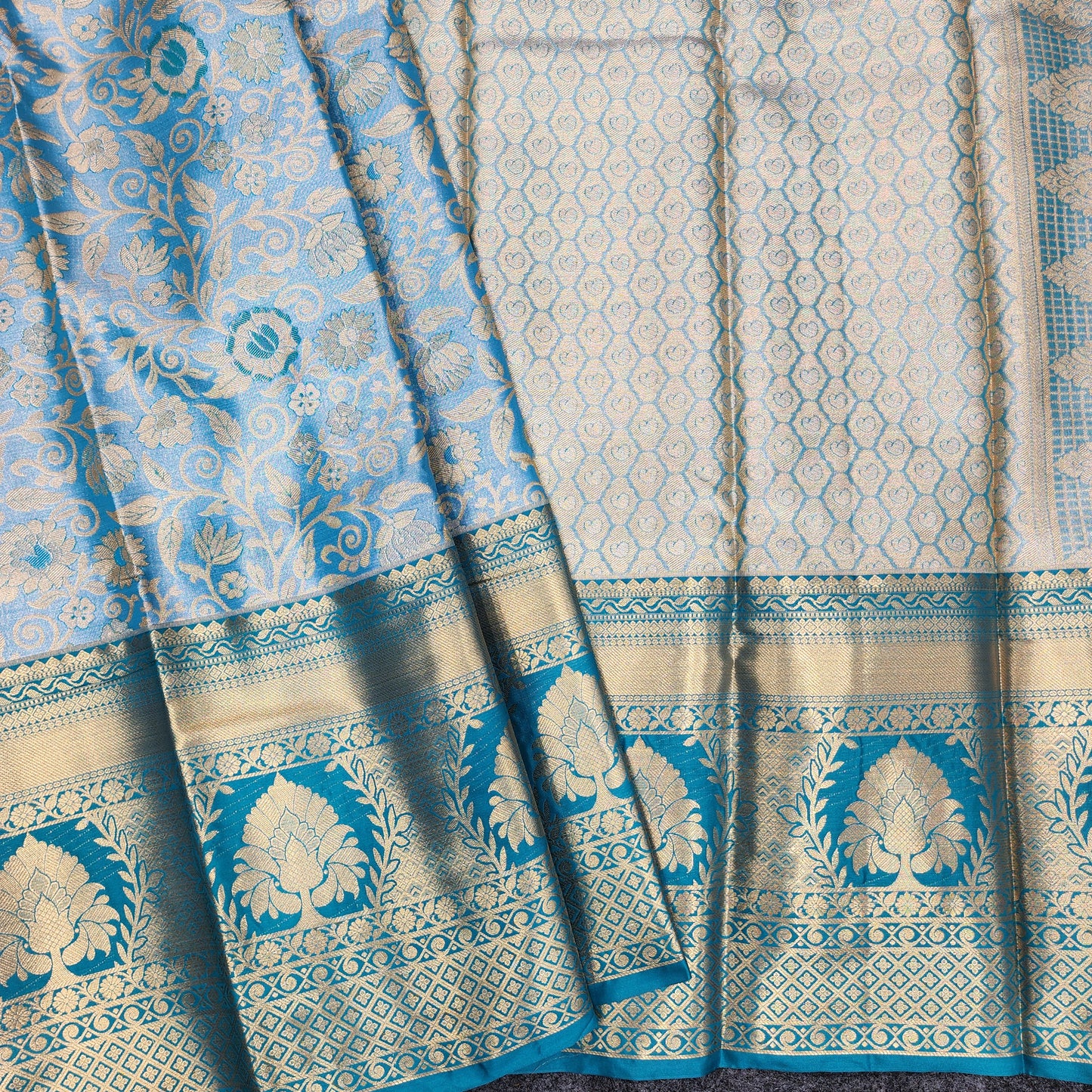 2 Gram gold zari semi kanchi pattu sarees ✨️