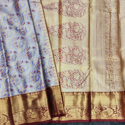 2 Gram gold zari semi kanchi pattu sarees ✨️