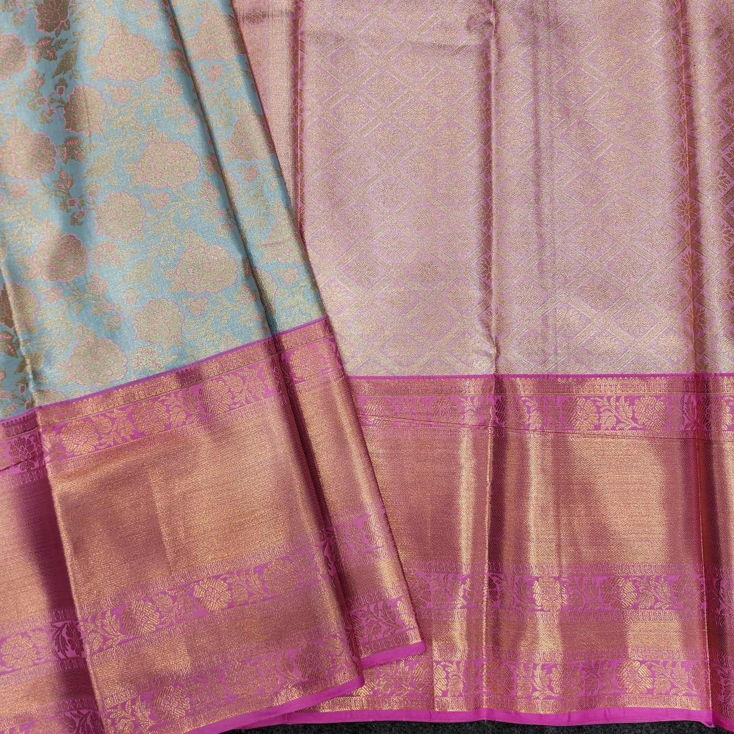 2 Gram gold zari semi kanchi pattu sarees ✨️