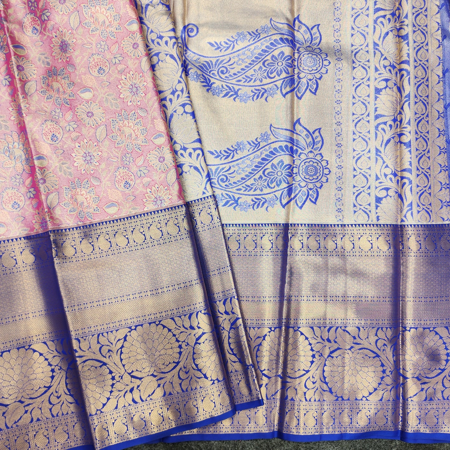 2 Gram gold zari semi kanchi pattu sarees ✨️