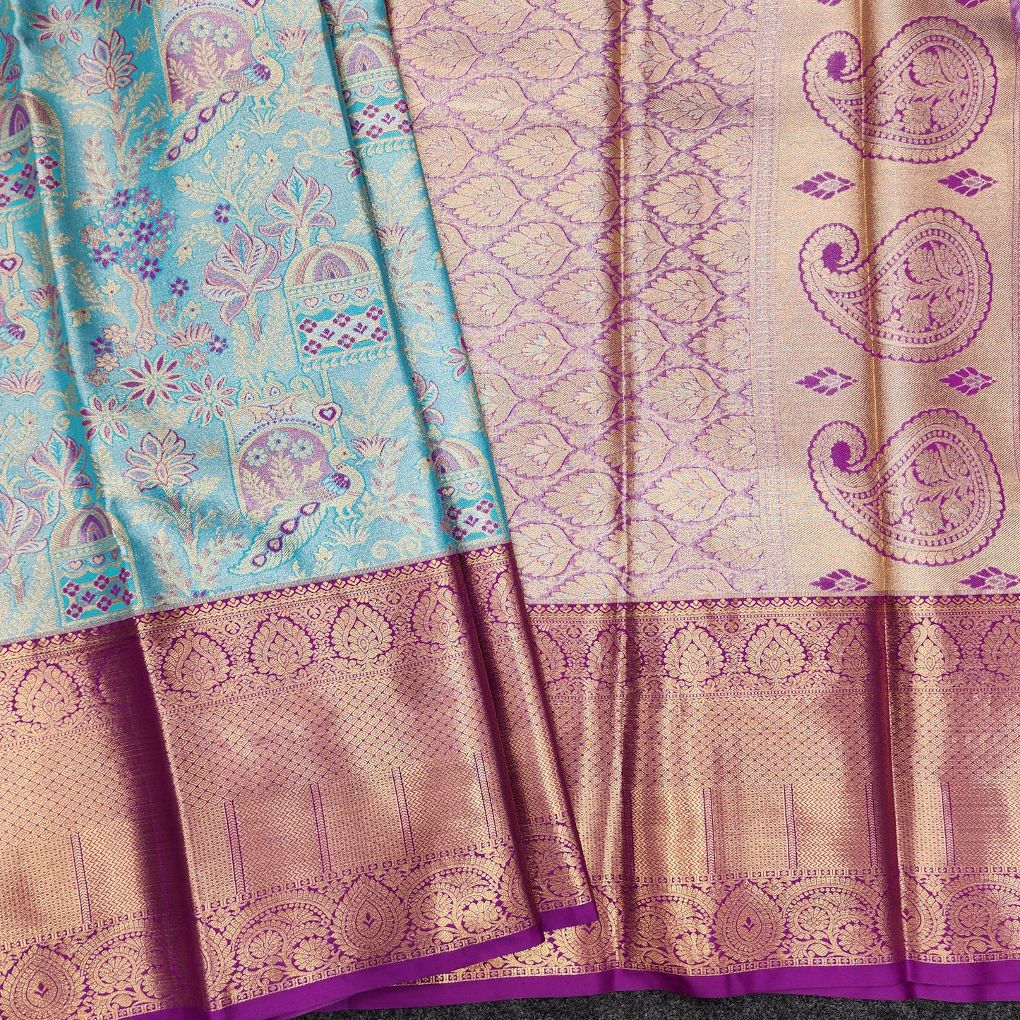 2 Gram gold zari semi kanchi pattu sarees ✨️