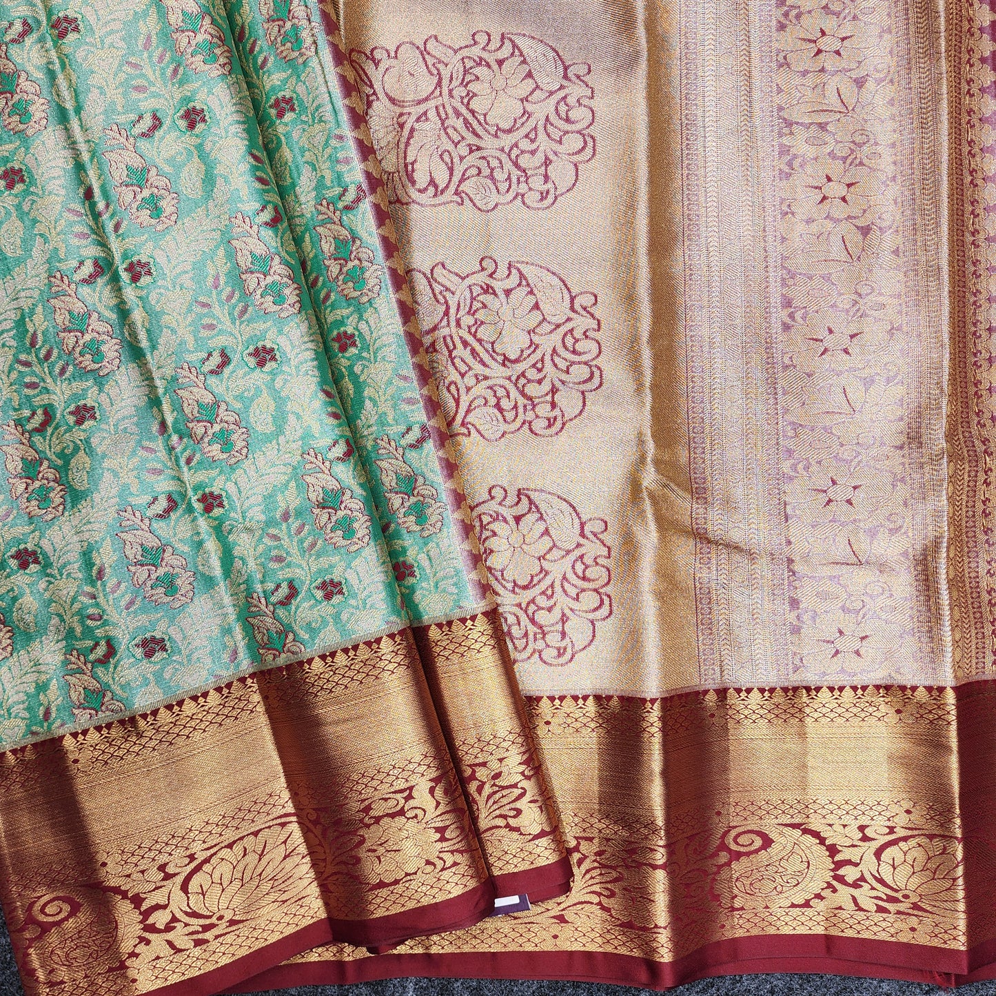 2 Gram gold zari semi kanchi pattu sarees ✨️