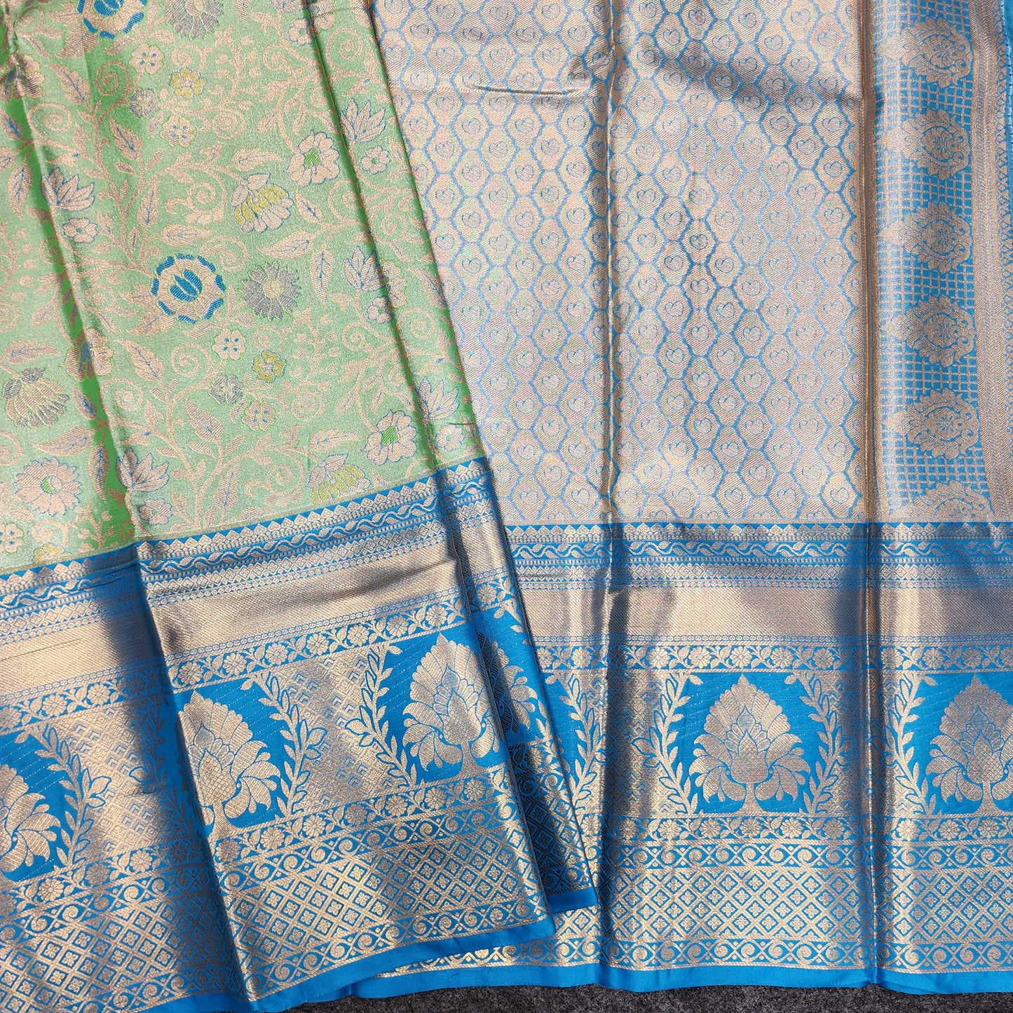 2 Gram gold zari semi kanchi pattu sarees ✨️