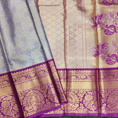 2 Gram gold zari semi kanchi pattu sarees ✨️