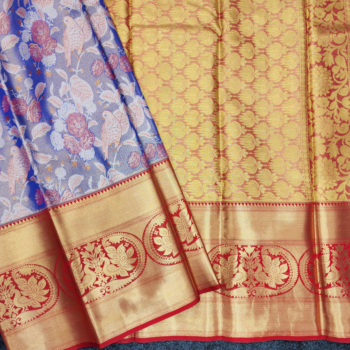 2 Gram gold zari semi kanchi pattu sarees ✨️