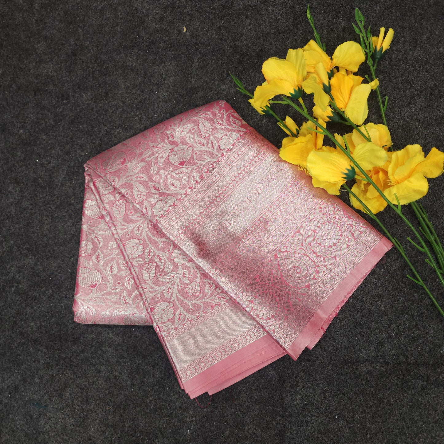 Semi Pattu Pastel Saree