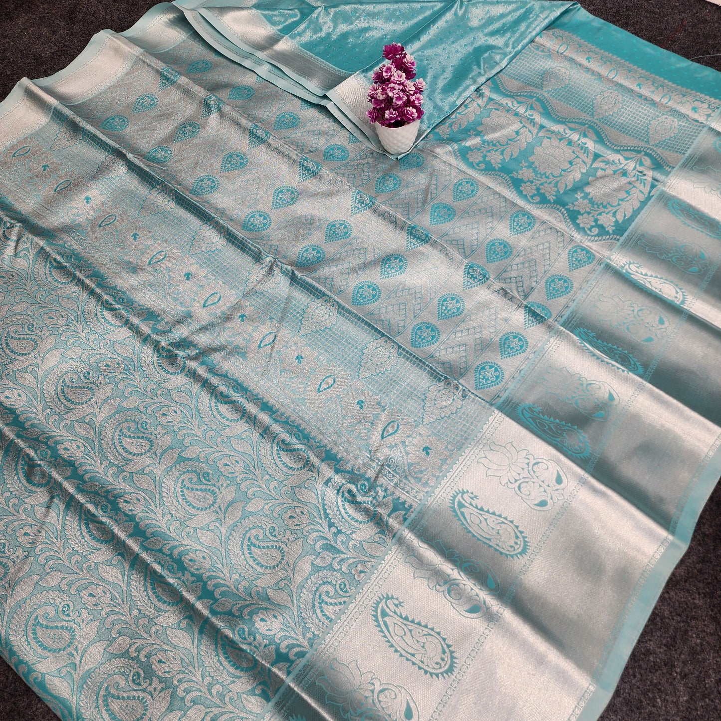 Semi Pattu Pastel Saree