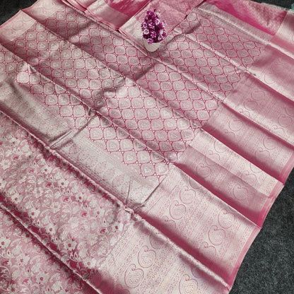 Semi Pattu Pastel Saree