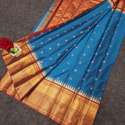 Gadwal Semi Pattu Saree