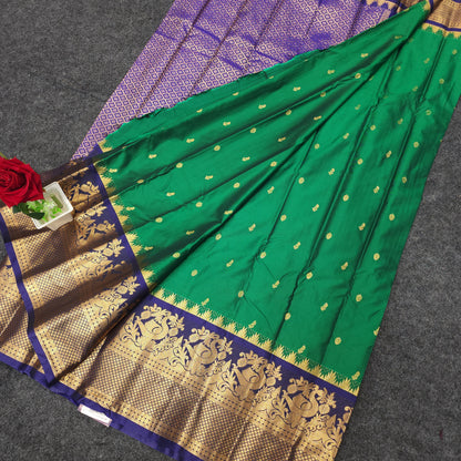 Gadwal Semi Pattu Saree