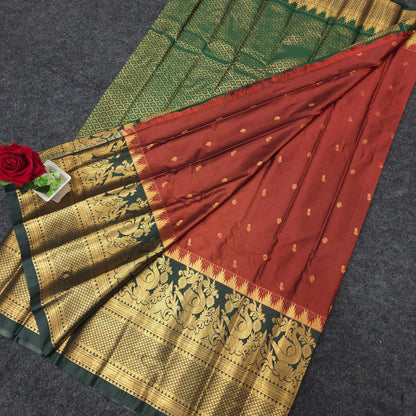 Gadwal Semi Pattu Saree