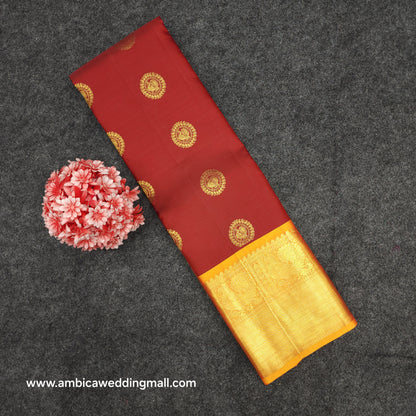 Pure Zari Handloom Kanchi Buta Saree