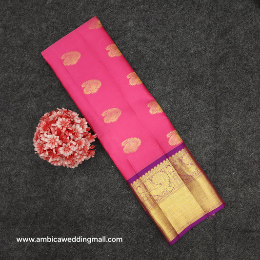 Pure Zari Handloom Kanchi Buta Saree