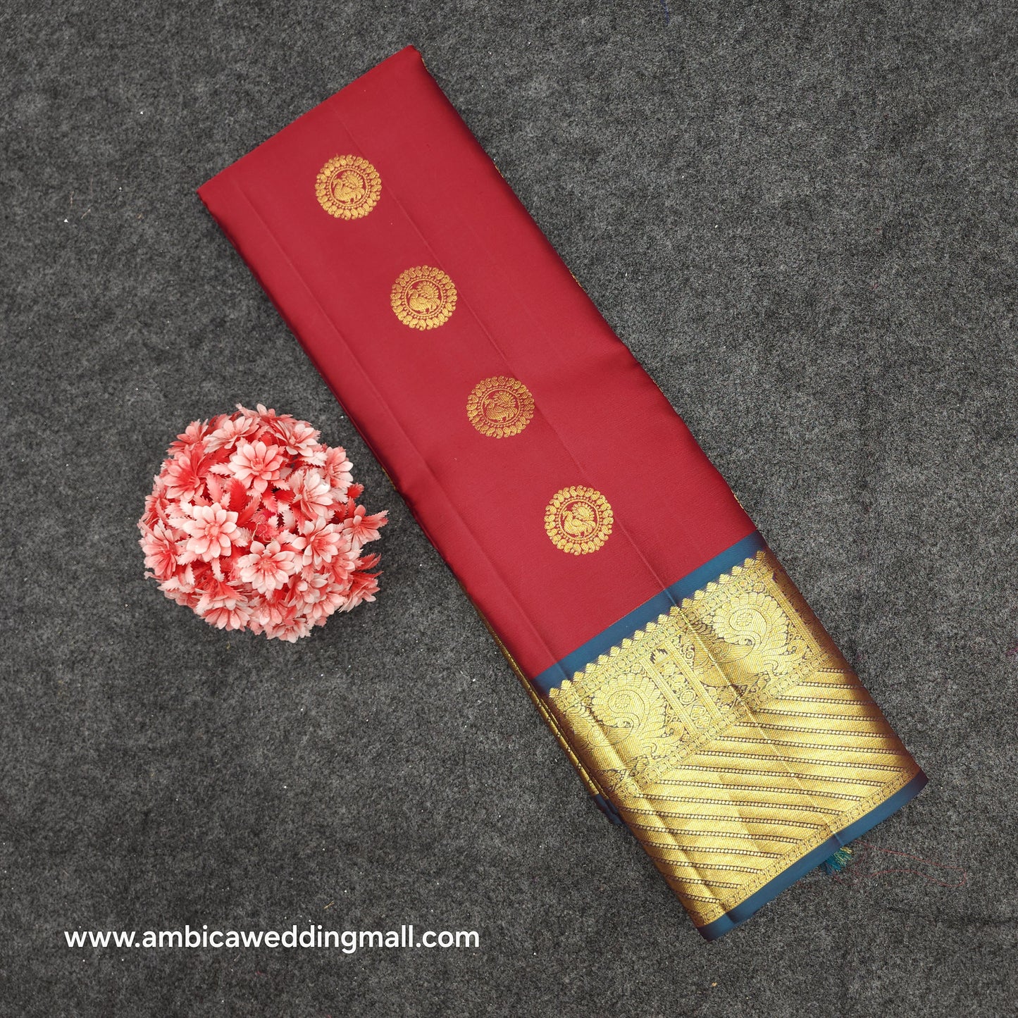 Pure Zari Handloom Kanchi Buta Saree