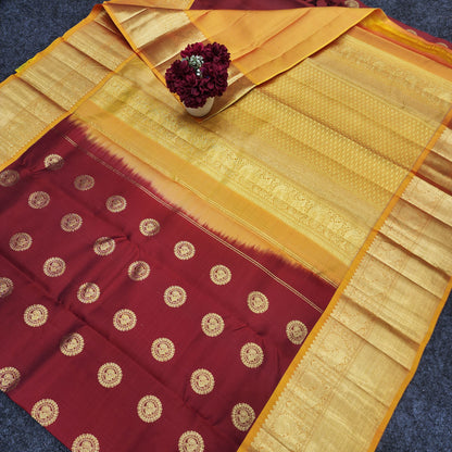 Pure Zari Handloom Kanchi Buta Saree