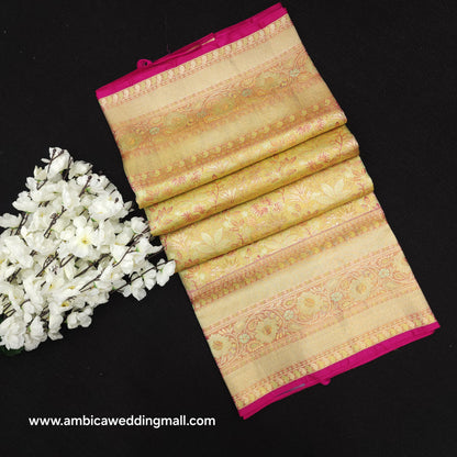 Pure Handloom Kanchi Pattu Bridal Saree