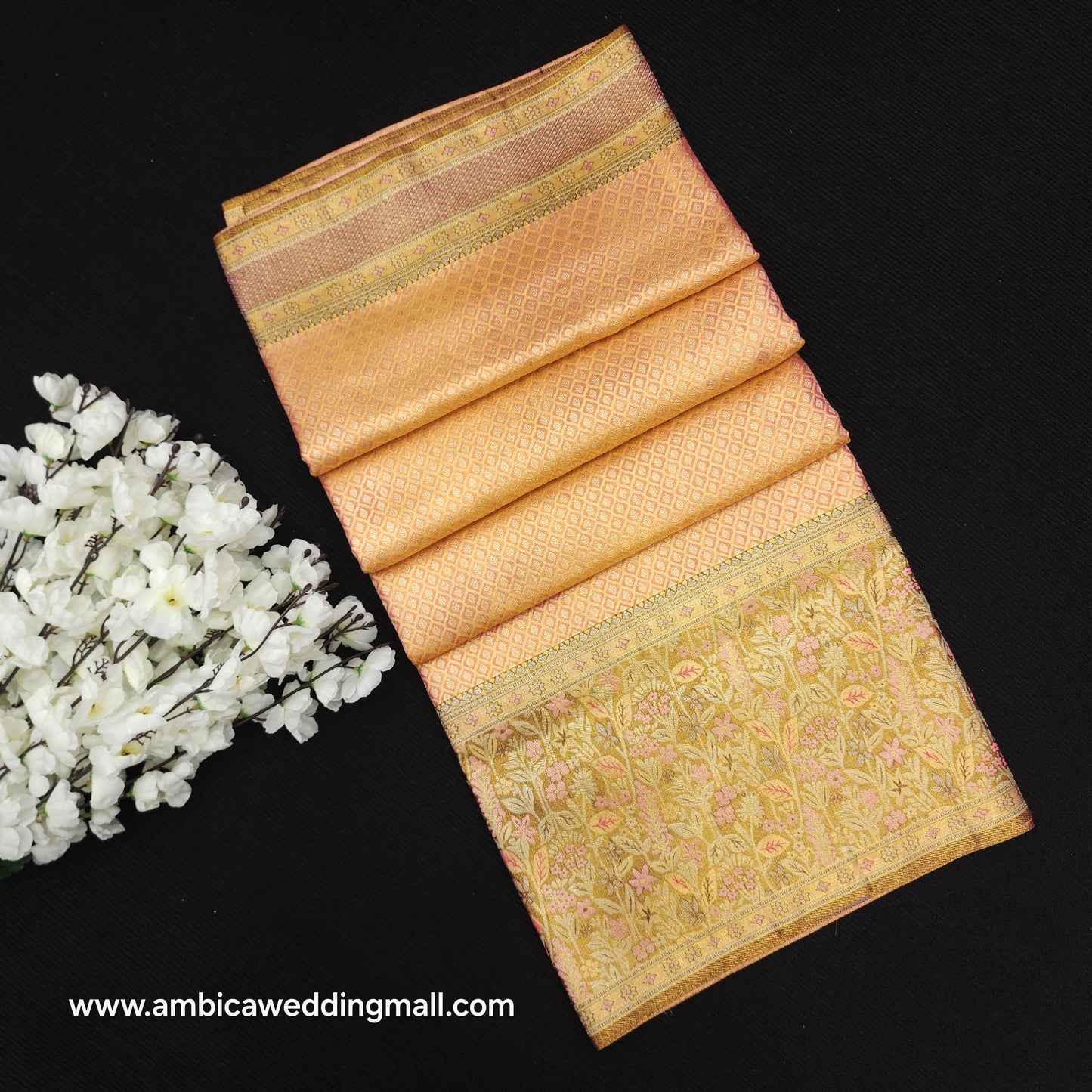 Pure Handloom Kanchi Pattu Bridal Saree