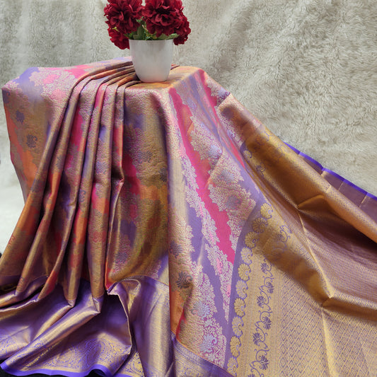 Pure Handloom Kanchi Pattu Bridal Saree