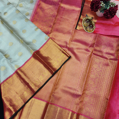 Pure Kanchi Pattu Handloom Talambralu Saree