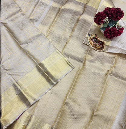 Pure Kanchi Pattu Handloom Talambralu Saree