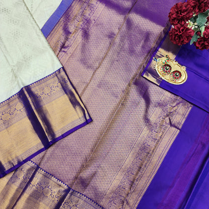 Pure Kanchi Pattu Handloom Talambralu Saree